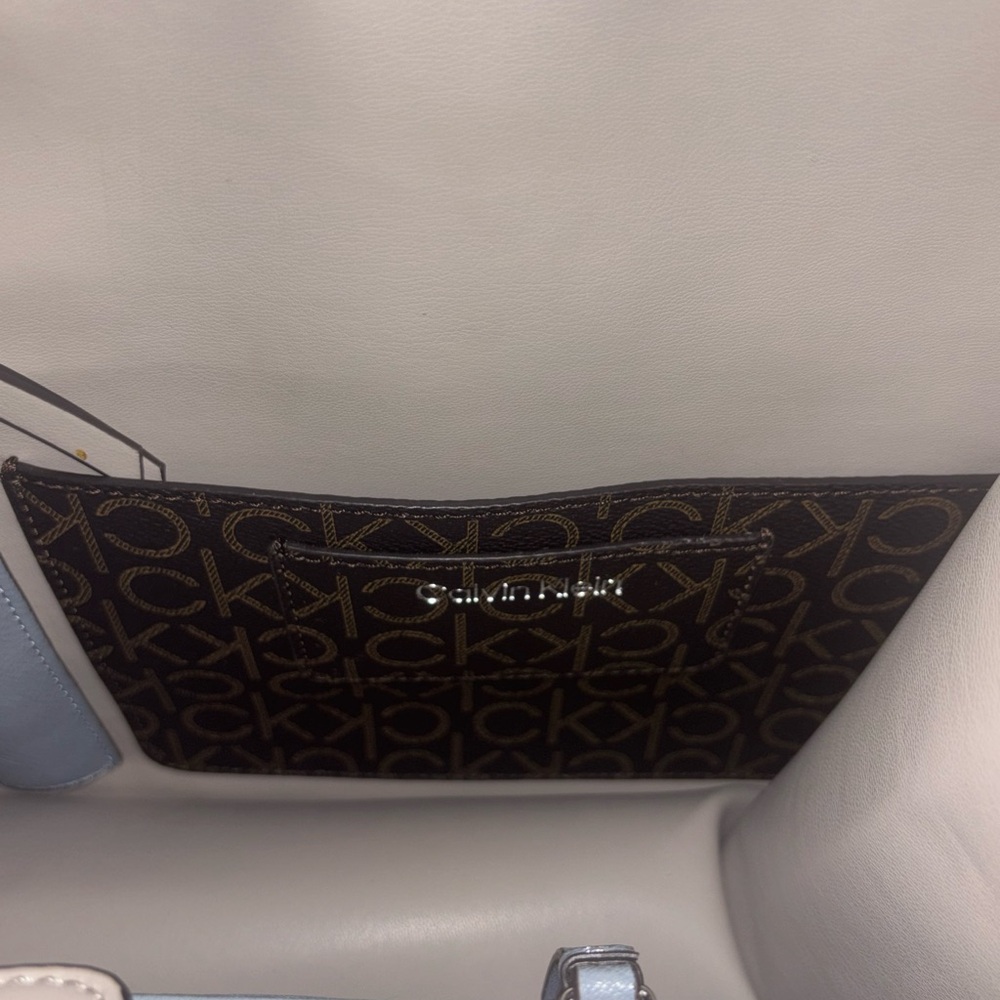 Calvin Klein Blue Tote Bag - Picture 7 of 12